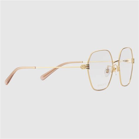 occhiali gucci gg 00028 005|Gucci Oversized geometric optical frame.